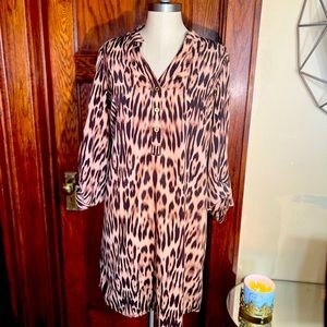 The Limited Women's Cheetah Print Dress | Brown / Tan |